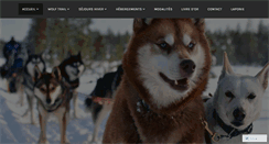 Desktop Screenshot of laponie-finlande-wolftrail.com